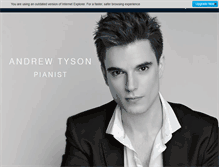 Tablet Screenshot of andrewtysonpiano.com